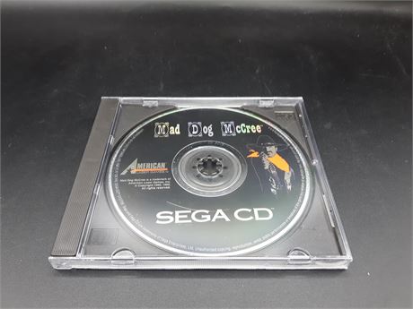 MAD DOG MCCREE - DISC ONLY - VERY GOOD CONDITION - SEGA CD