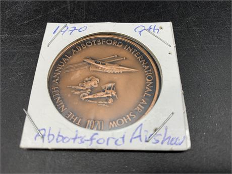 1970 ANNUAL ABBOTSFORD AIRSHOW COIN