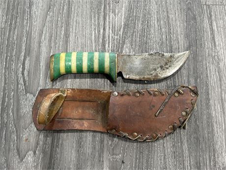 EARLY VINTAGE SKINNING KNIFE W/ 5” BLADE