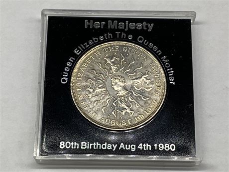 HER MAJESTY 80TH BIRTHDAY COIN