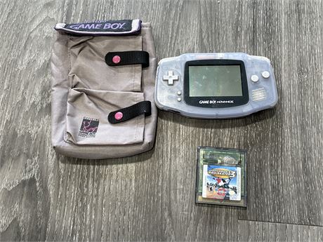 GAMEBOY ADVANCED (UNTESTED) (AS IS) + TONY HAWK’S PRO SKATER 3 & CASE
