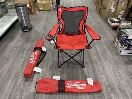 2 NEW COLEMAN CAMP CHAIRS