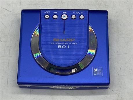 RARE SHARP MINI DISC PLAYER - MD-ST501-A