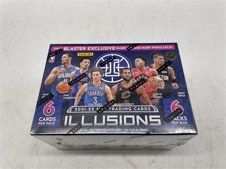 SEALED 2021/22 NBA PANINI ILLUSIONS SERIES CARD BOX