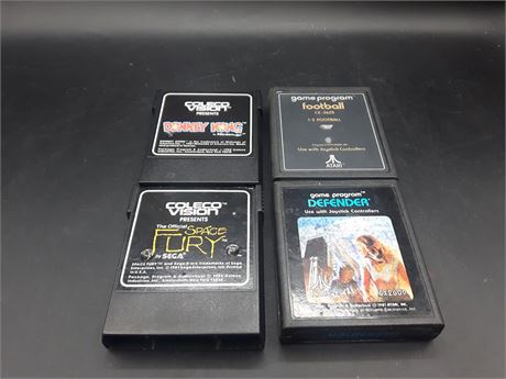 COLLECTION OF COLECO & ATARI GAMES