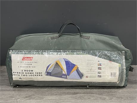COLEMAN HYBRID 3 ROOM DOME TENT