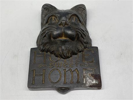 CAST IRON HOME SWEET HOME SIGN (6”x8”)