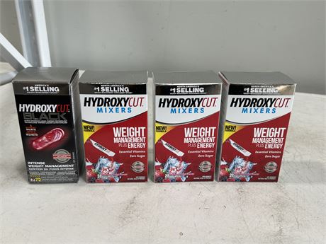 4 SEALED HYDROXYCUT WEIGHT MANAGEMENT