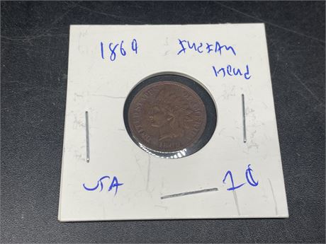1869 UNITED STATES PENNY