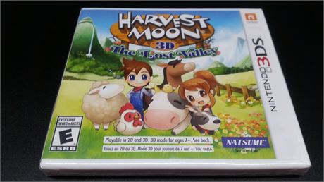 BRAND NEW - HARVEST MOON 3D LOST VALLEY - 3DS