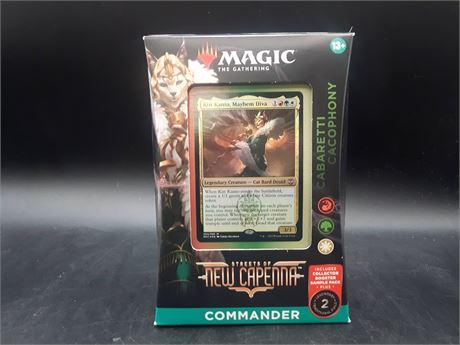 SEALED - MAGIC THE GATHERING NEW CAPENNA COMMANDER