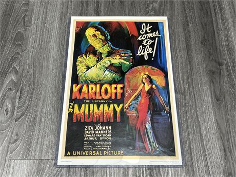 THE MUMMY POSTER - REPRODUCTION- 11”x17”