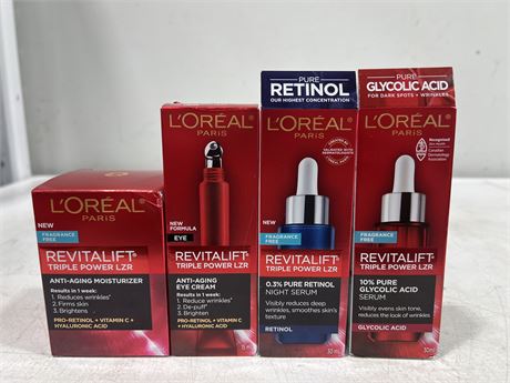 4 SEALED L’ORÉAL PRODUCTS
