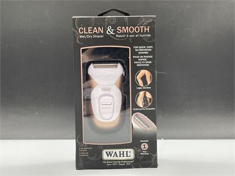 WAHL CLEAN & SMOOTH WET/DRY SHAVER