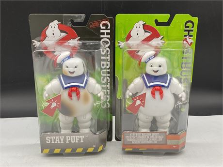 2 GHOSTBUSTERS STAY PUFT - MIP (LIGHT UP)