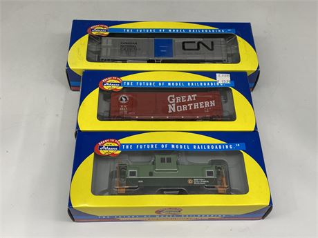 3 ATHEARN TRAIN MODELS - RETAIL $60 COMBINED