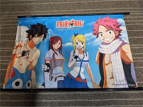 LARGE ANIME CLOTH BANNER - EXCELLENT CONDITION
