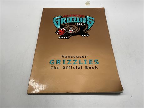 FIST EDITION VANCOUVER GRIZZLIES THE OFFICIAL BOOK