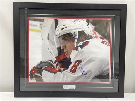 SIGNED ALEXANDER OVECHKIN PICTURE (26X22”)