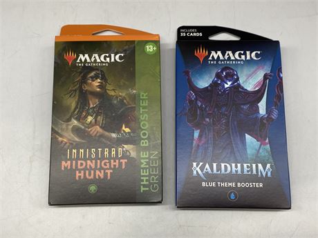 2 SEALED MAGIC THE GATHERING BOOSTER PACKS