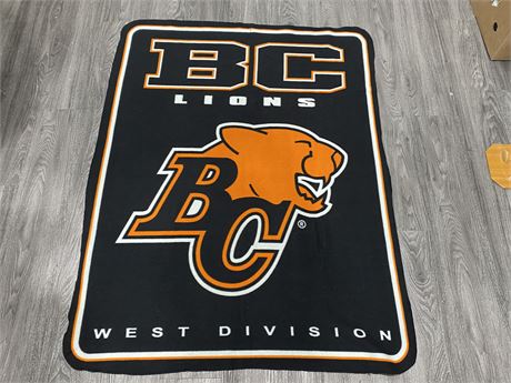 BC LIONS THROW BLANKET (41.5”X53”)