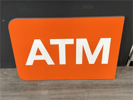 ATM SIGN (33”x23”)