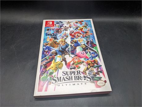 SUPER SMASH BROS STRATEGY GUIDE BOOK - VERY GOOD CONDITION