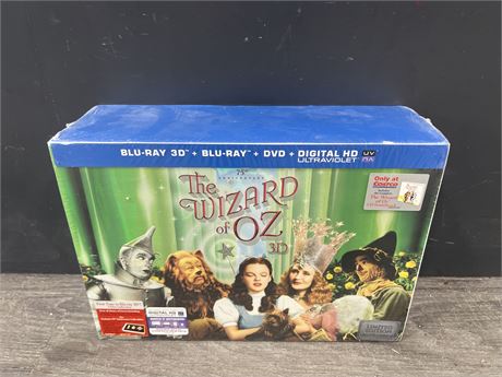 SEALED THE WIZARD OF OZ 3D BLURAY LIMITED EDITION BOX SET