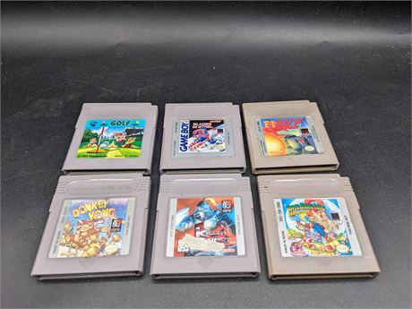 COLLECTION OF GAMEBOY GAMES