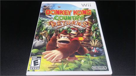 EXCELLENT CONDITION - CIB - DONKEY KONG COUNTRY RETURNS - WII