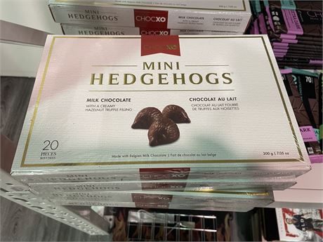 5 BOXES OF MINI HEDGEHOG’S (Best Before AUGUST 2020)