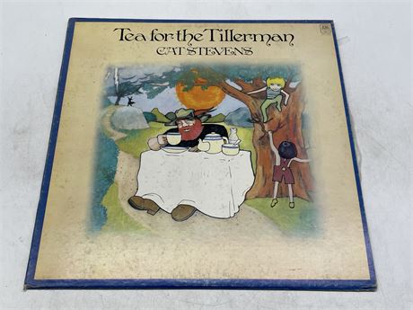 CAT STEVENS - TEA FOR THE TILLERMAN - (VG) SLIGHTLY SCRATCHED VINYL
