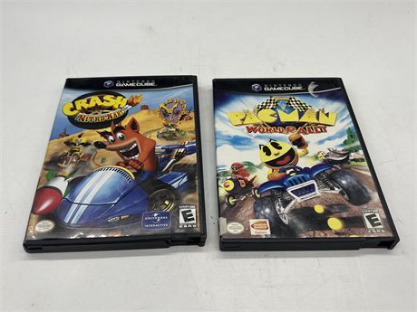 2 GAMECUBE GAMES W/INSTRUCTIONS- GOOD CONDITION