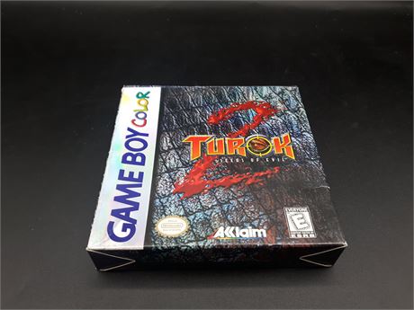 TUROK 2 SEEDS OF EVIL - VERY GOOD CONDITION - GAMEBOY COLOR