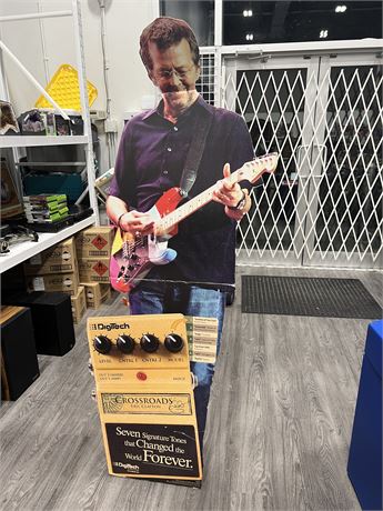 FULL SIZED ERIC CLAPTON CARDBOARD CUT OUT - 6’ TALL