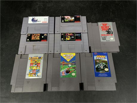 LOT OF SNES / NES GAMES - FINAL FANTASY IS BOOTLEG