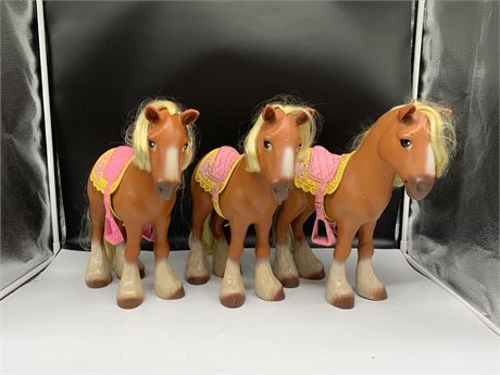 3 PHILIPPE HORSES FROM BEAUTY & THE BEAST