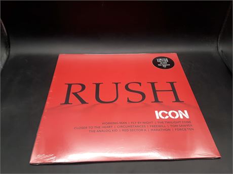 SEALED - RUSH - ICON (LIMITED EDITION CLEAR VINYL)