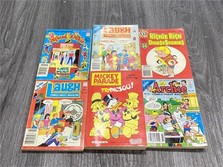 LOT OF 6 DIGEST STORY MAGAZINES