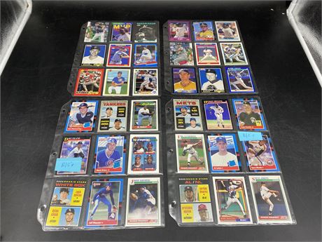 36 MISC MLB CARDS (Includes 18 rookies)