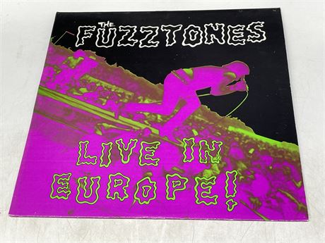 THE FUZZTONES - LIVE IN EUROPE - NEAR MINT (NM)
