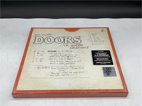 SEALED LIMITED EDITION 4 LP BOX SET - LA WOMAN SESSIONS - DOORS