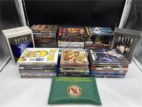 LOT OF ASSORTED DVD’S