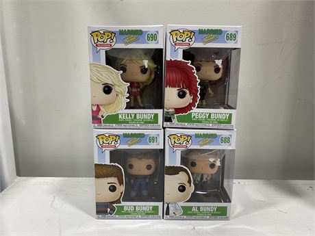 4 MARRIED WITH CHILDREN FUNKO POPS