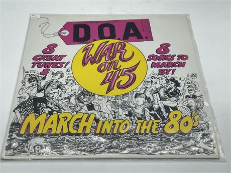 D.O.A - WAR ON 45 - EXCELLENT (E)