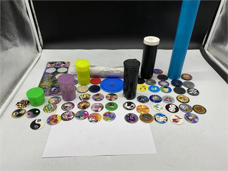 MASSIVE COLLECTION OF POGS & SLAMMERS