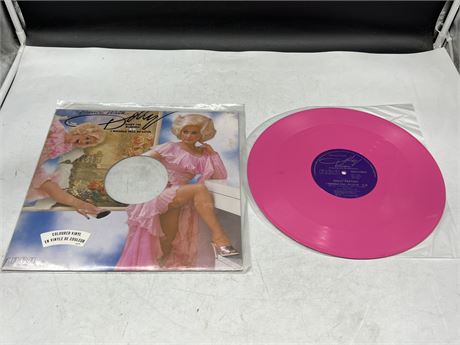 DOLLY PARTON - DANCE WITH DOLLY PINK VINYL - EXCELLENT (E)