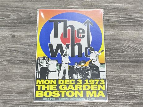 THE WHO POSTER (12”X18”)