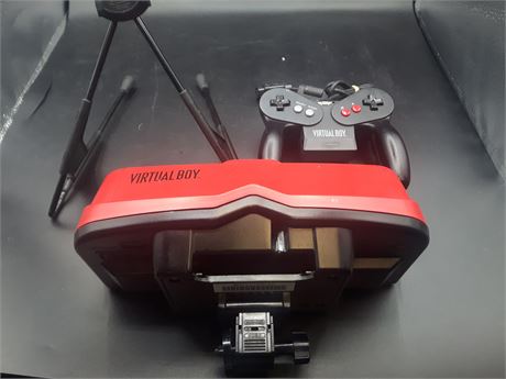 VIRTUAL BOY CONSOLE (MISSING CABLES) UNTESTED - AS IS