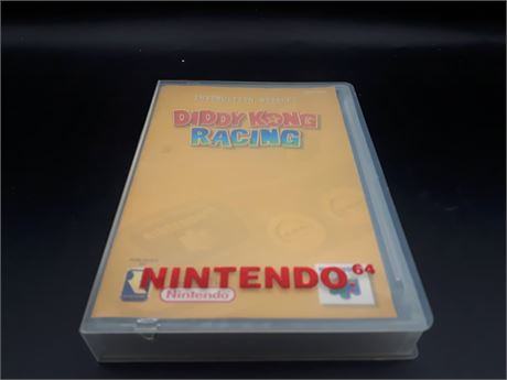 DIDDY KONG RACING WITH MANUAL - EXCELLENT CONDITION - N64
